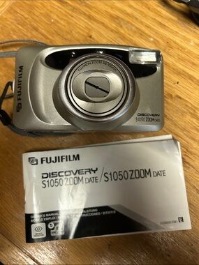 Fujifilm Silver Compact Point-and-Shoot Camera with Manual